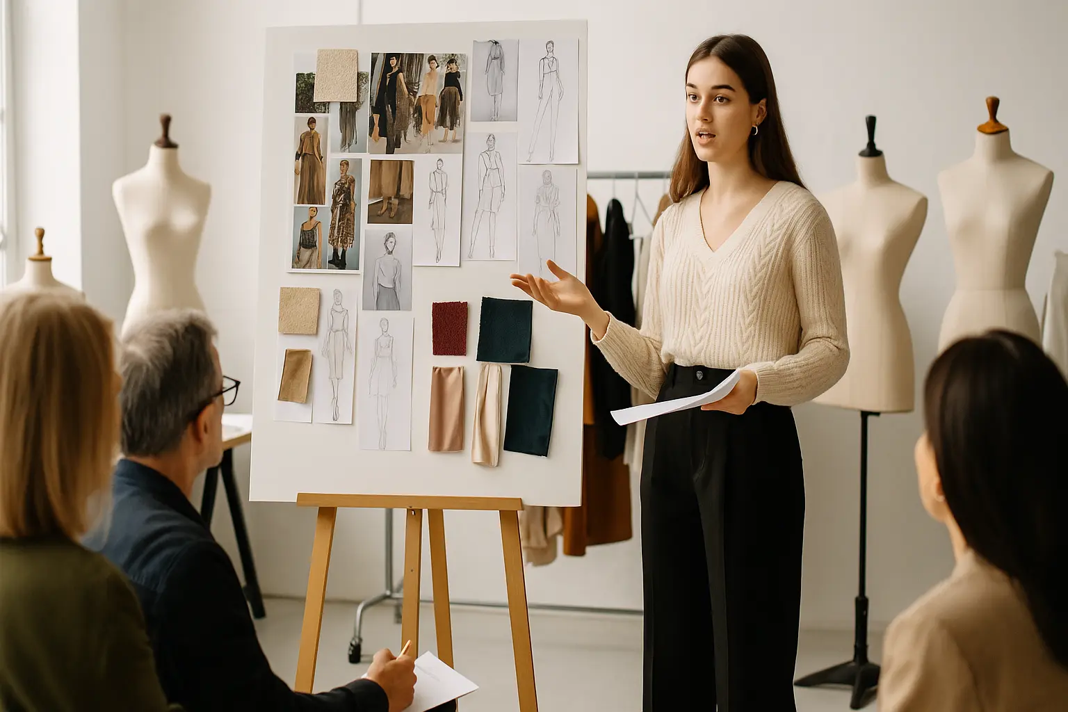 presentar una colección de moda