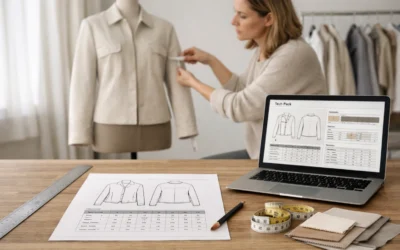 Cómo crear una ficha técnica de moda (Tech Pack) lista para producción