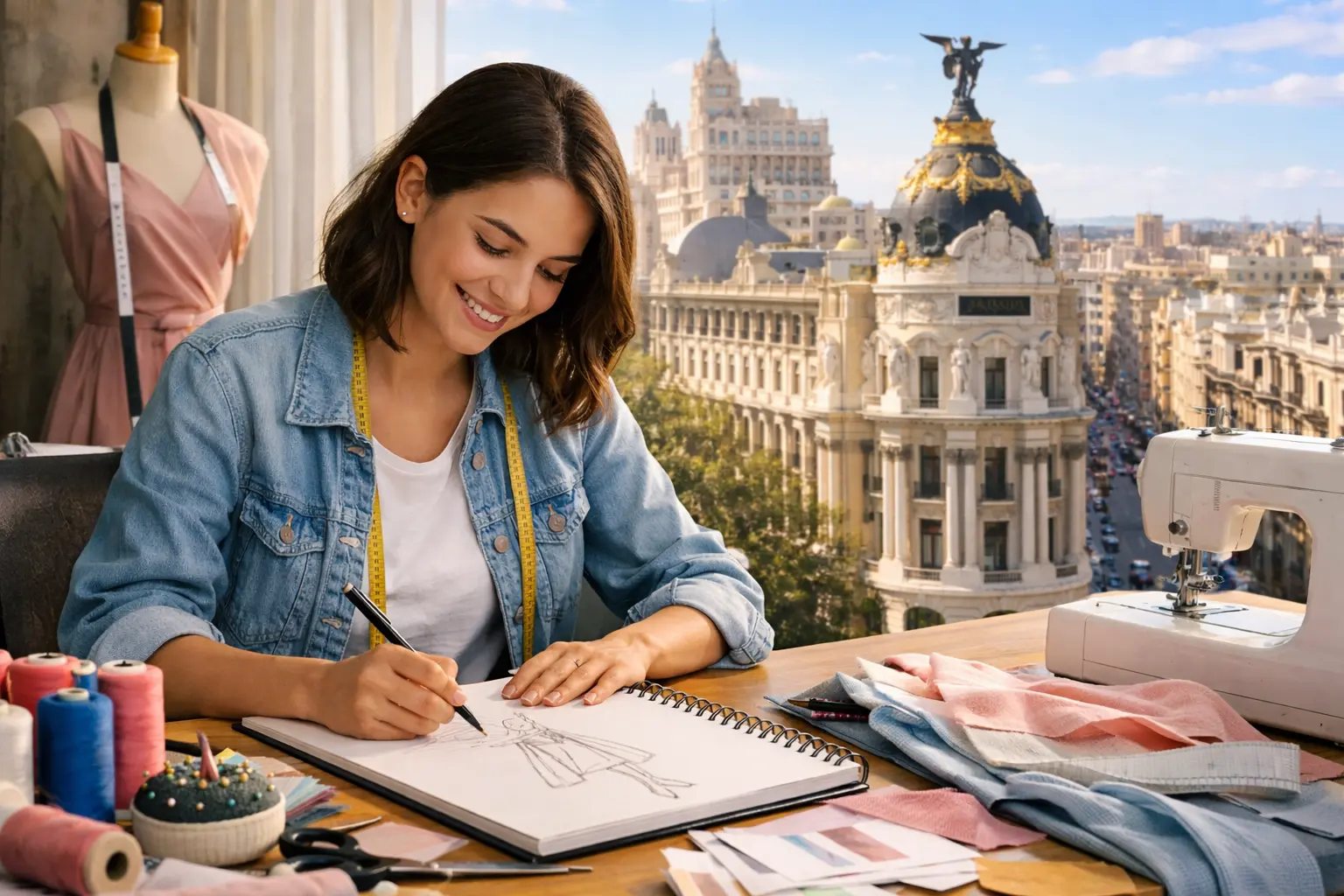 Aprender diseño de moda desde cero en Madrid