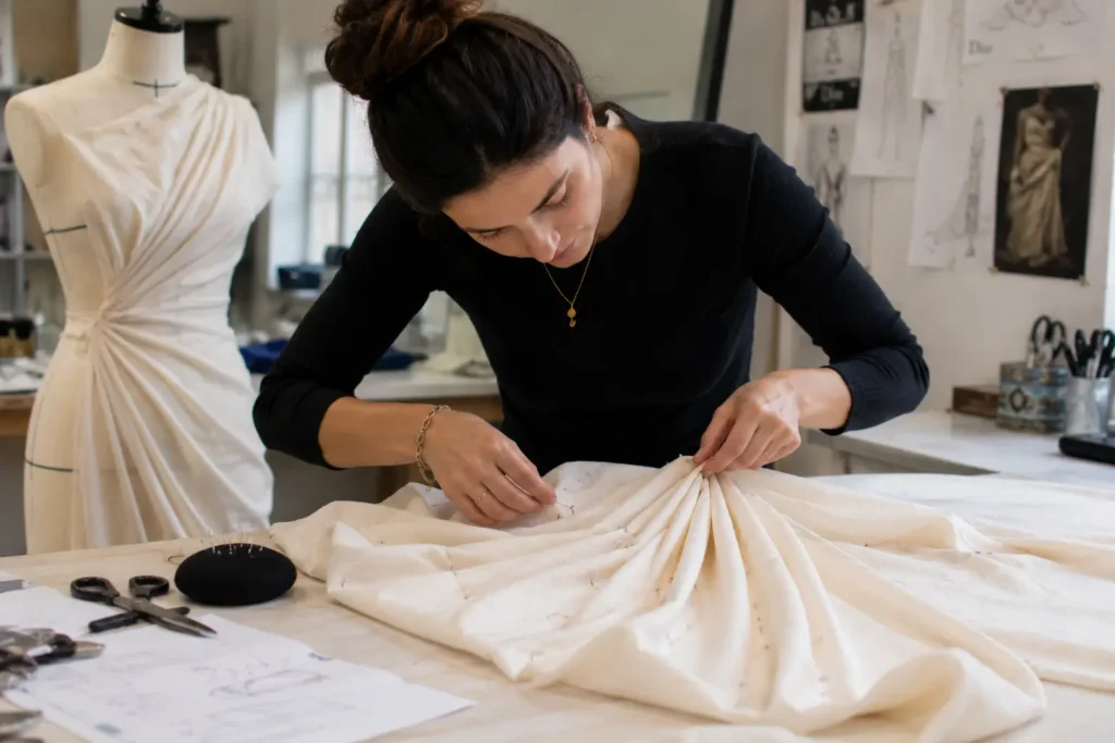 Curso de Drapeado en Tela en Madrid
