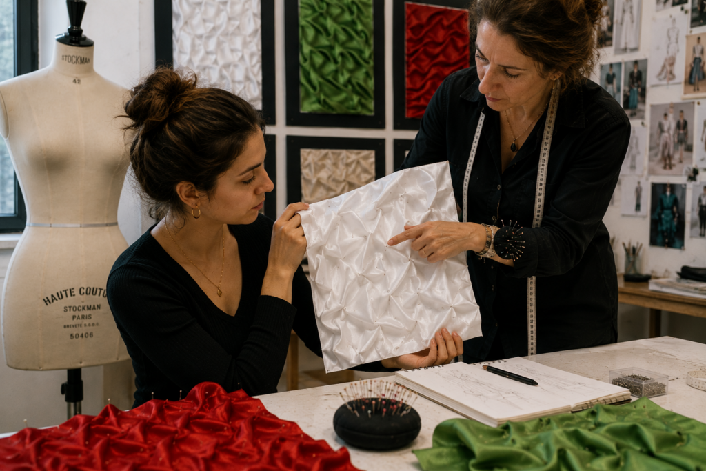 Curso de drapeado en tela