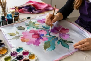 Curso de pintura sobre seda