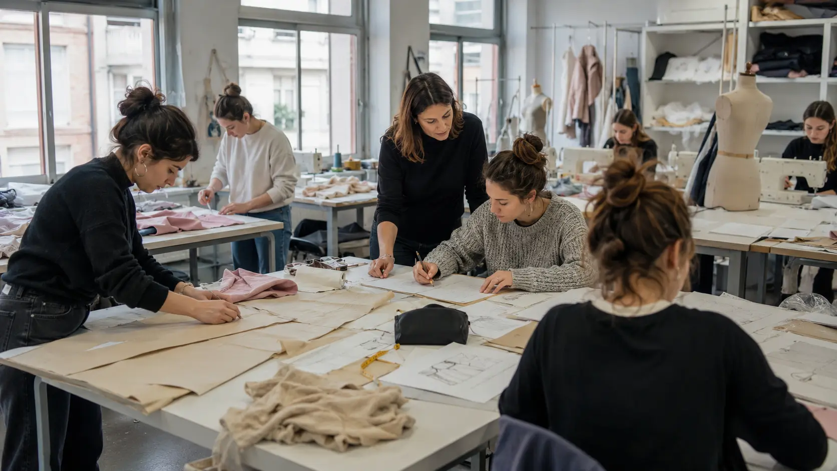 Escuela de moda en Madrid con clases presenciales y prácticas