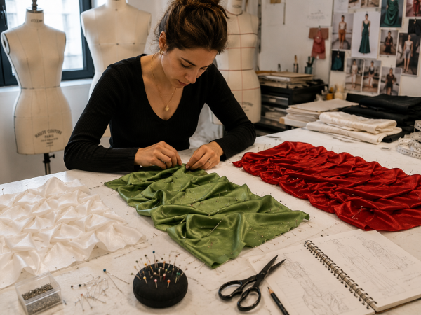 Curso de drapeado en tela
